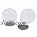 2 Pcs Cute Miniature Glass Display Jar Cover Container Tray Terrarium Dome Small 648747696423  142885454227